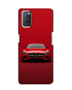 Чехол для OPPO A52 с картинкой «Красный Mercedes AMG»