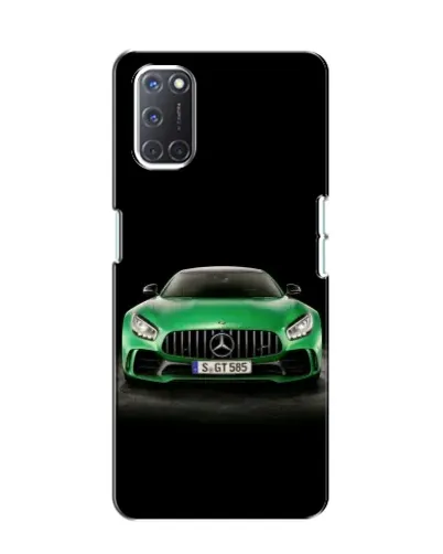 Чехол для OPPO A52 с картинкой «Mercedes — неоновый лого» Чехол для OPPO A52 с картинкой «Mercedes — неоновый лого»