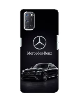Чехол для OPPO A52 с картинкой «Mercedes — решетка радиатора»