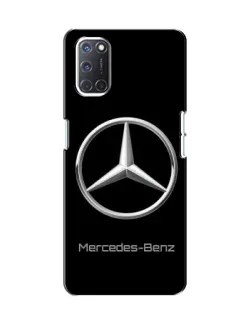 Чехол для OPPO A52 с картинкой «Mercedes Silver Logo»