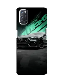 Чехол для OPPO A52 с картинкой «Темный Mercedes AMG»