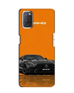 Чехол для OPPO A52 с картинкой «Оранжевый Mercedes AMG»