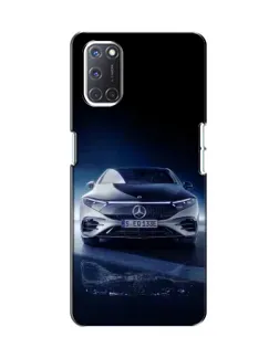 Чехол для OPPO A52 с картинкой «Ночной Mercedes EQ»