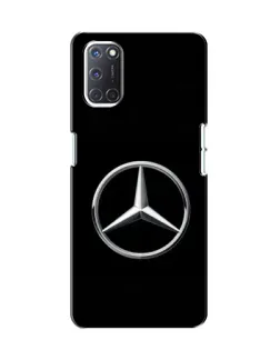 Чехол для OPPO A52 с картинкой «Mercedes классический лого»