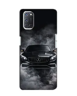 Чехол для OPPO A52 с картинкой «Mercedes в дыму»