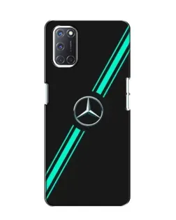 Чехол для OPPO A52 с картинкой «Спортивные линии Mercedes»