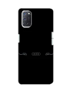 Чехол для OPPO A52 с картинкой «Audi — световой подпись» Чехол для OPPO A52 с картинкой «Audi — световой подпись»