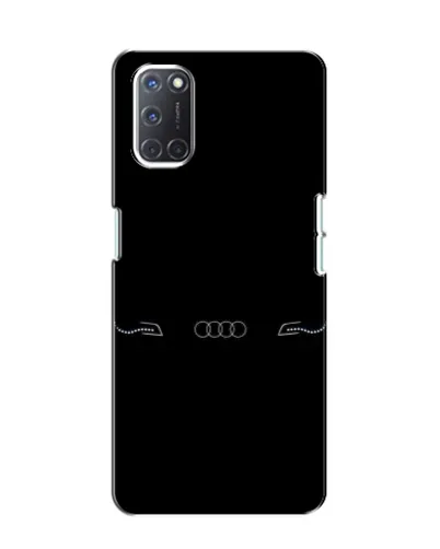 Чехол для OPPO A52 с картинкой «Audi — световой подпись»