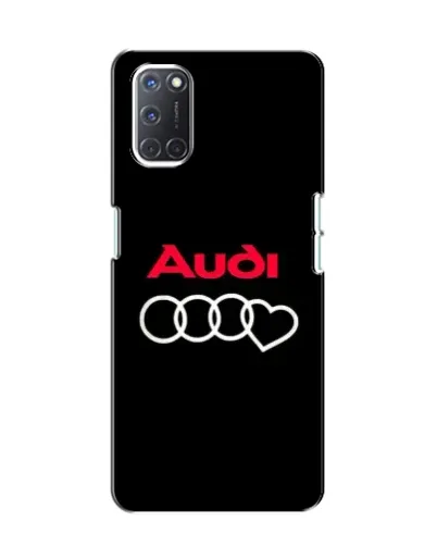 Чехол для OPPO A52 с картинкой «Логотип Audi Heart»