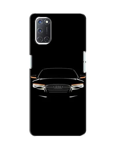 Чехол для OPPO A52 с картинкой «Audi — ночной контур»