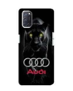 Чехол для OPPO A52 с картинкой «Пантера и Audi»