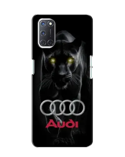 Чехол для OPPO A52 с картинкой «Пантера и Audi»