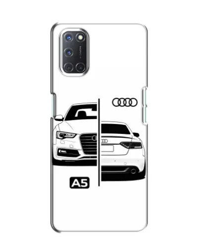 Чехол для OPPO A52 с картинкой «Audi — контрастный дизайн»
