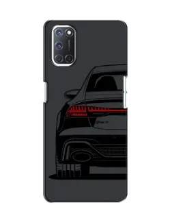 Чехол для OPPO A52 с картинкой «Задняя часть Audi — арт»