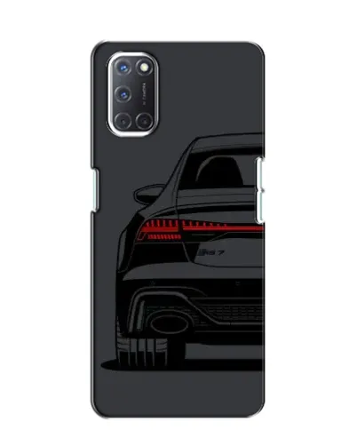 Чехол для OPPO A52 с картинкой «Задняя часть Audi — арт»