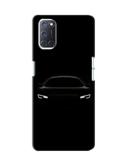 Чехол для OPPO A52 с картинкой «Взгляд Audi в темноте»