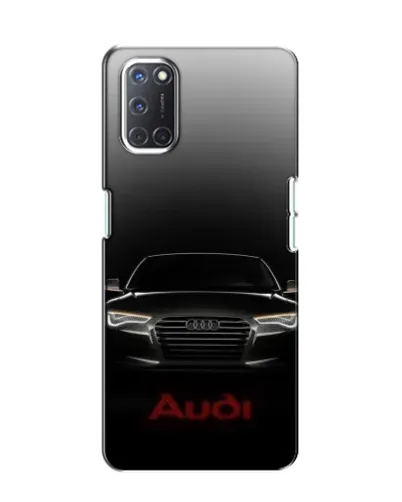 Чехол для OPPO A52 с картинкой «Audi — градиентный контур»