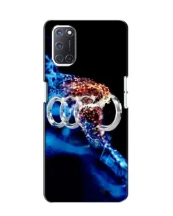 Чехол для OPPO A52 с картинкой «Энергия лого Audi»