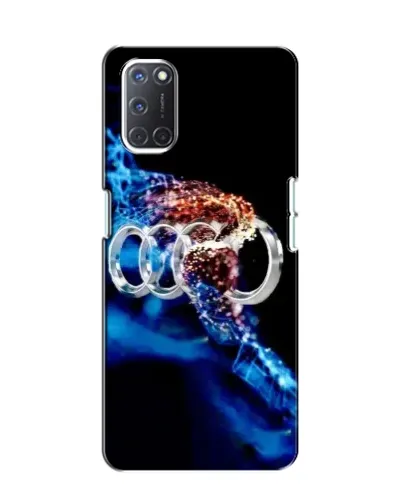 Чехол для OPPO A52 с картинкой «Энергия лого Audi»