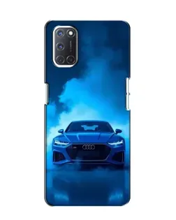 Чехол для OPPO A52 с картинкой «Audi — голубая энергия»