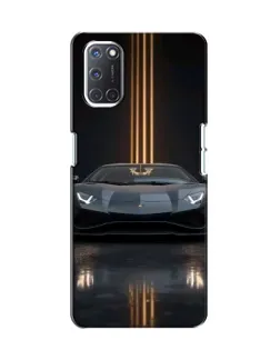 Чехол для OPPO A52 с картинкой «Lamborghini золотые линии» Чехол для OPPO A52 с картинкой «Lamborghini золотые линии»