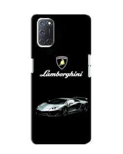 Чехол для OPPO A52 с картинкой «Логотип Lamborghini классика»