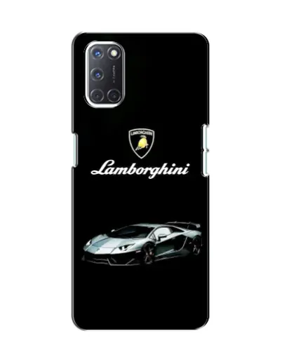 Чехол для OPPO A52 с картинкой «Логотип Lamborghini классика»