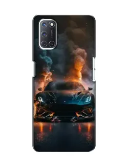 Чехол для OPPO A52 с картинкой «Lamborghini дымная эстетика»