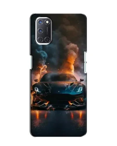 Чехол для OPPO A52 с картинкой «Lamborghini дымная эстетика»