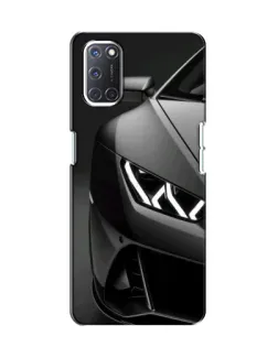 Чехол для OPPO A52 с картинкой «Lamborghini фары детализация»