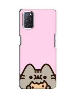 Чехол для OPPO A52 с картинкой «Pusheen и печенье»