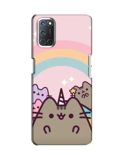 Чехол для OPPO A52 с картинкой «Единорог Pusheen»