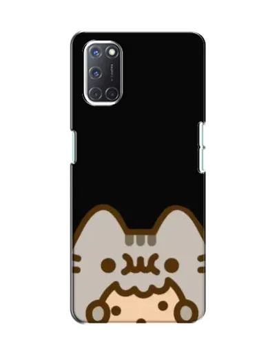 Чехол для OPPO A52 с картинкой «Пушин на черном»
