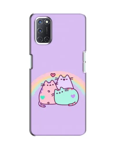 Чехол для OPPO A52 с картинкой «Радужные Пушины»