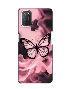 Чохол для OPPO A52 з картинкою «Метелик у диму»