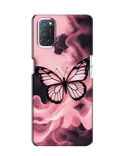 Чохол для OPPO A52 з картинкою «Метелик у диму»