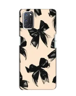 Чохол для OPPO A52 з картинкою «Патерн чорні банти»