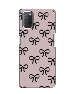 Чохол для OPPO A52 з картинкою «Чорні бантики»
