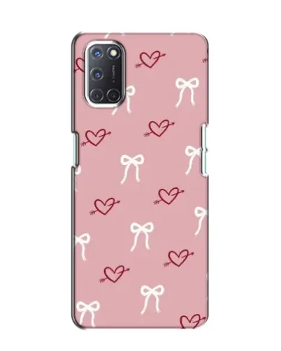 Чохол для OPPO A52 з картинкою «Серця та банти»