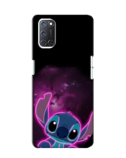 Чехол для OPPO A52 с картинкой «Неоновый Stitch»