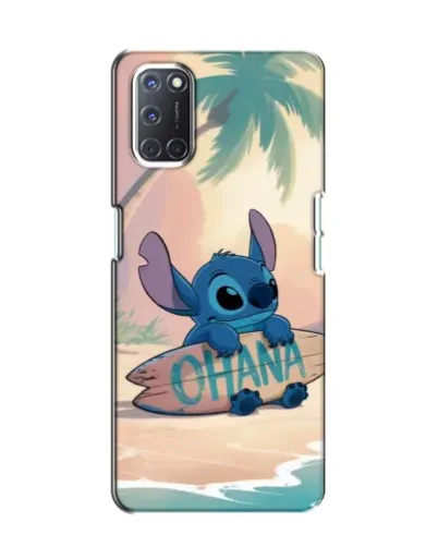 Чехол для OPPO A52 с картинкой «Стич на серфе»