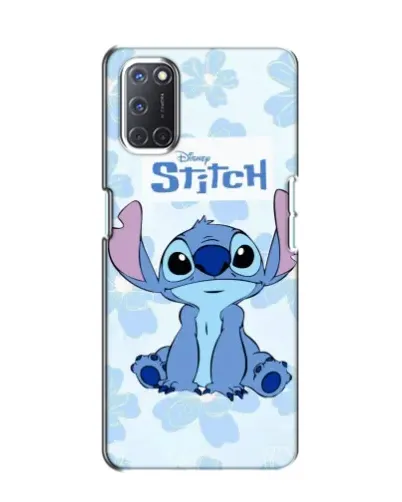 Чехол для OPPO A52 с картинкой «Stitch среди цветов»