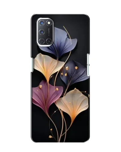 Чохол для OPPO A52 з картинкою «Лілові квіти грації»