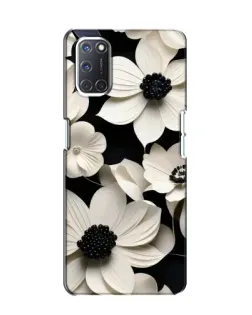 Чохол для OPPO A52 з картинкою «Об'ємні білі квіти»