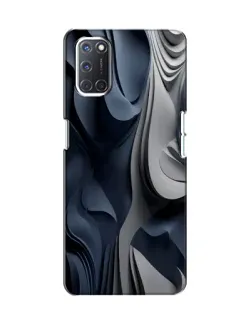 Чохол для OPPO A52 з картинкою «Об'ємні сині складки»