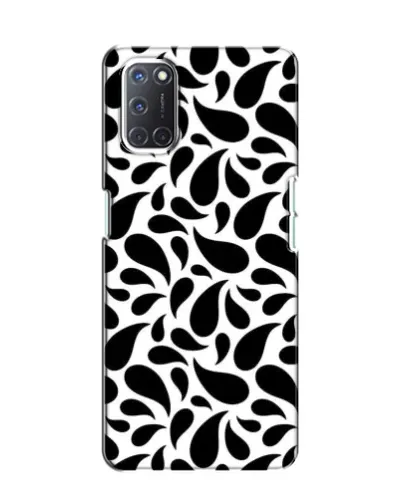 Чохол для OPPO A52 з картинкою «Контрастні чорні краплі»