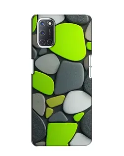 Чохол для OPPO A52 з картинкою «Яскрава неонова галька»