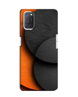 Чохол для OPPO A52 з картинкою «Геометрія помаранчевих кіл»