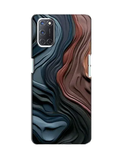 Чохол для OPPO A52 з картинкою «Кольорові хвилі каньйону»
