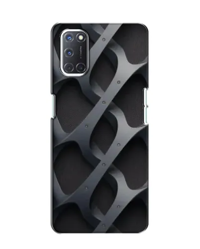 Чохол для OPPO A52 з картинкою «Об'ємне сіре плетіння»